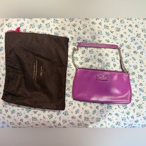 Vintage (2010) Y2k Kate Spade Pink Leather Clutch